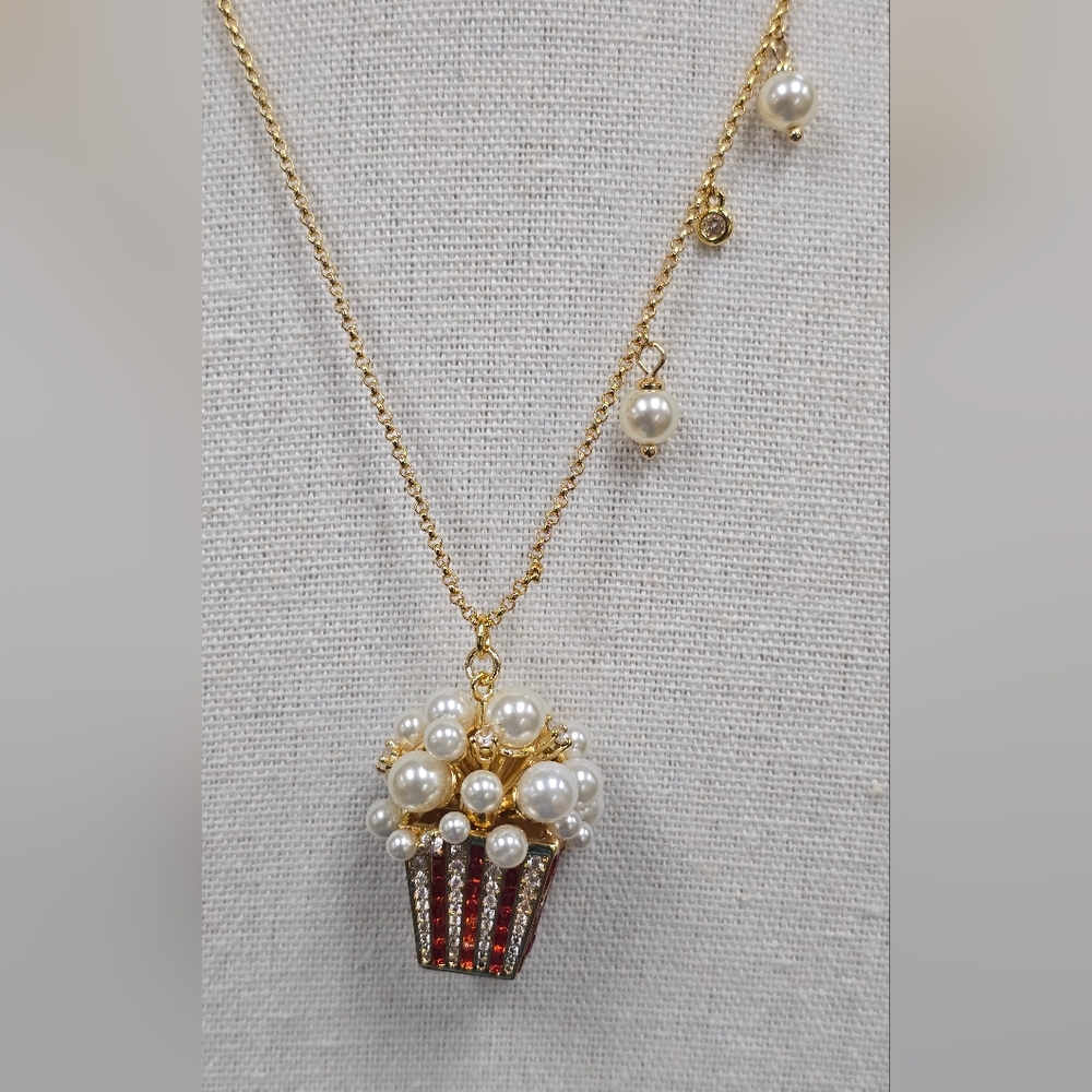 Kate Spade Carnival Popcorn Necklace/Earrings  Set - Picture 8 of 11